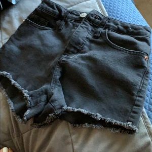 Black High Waisted Shorts